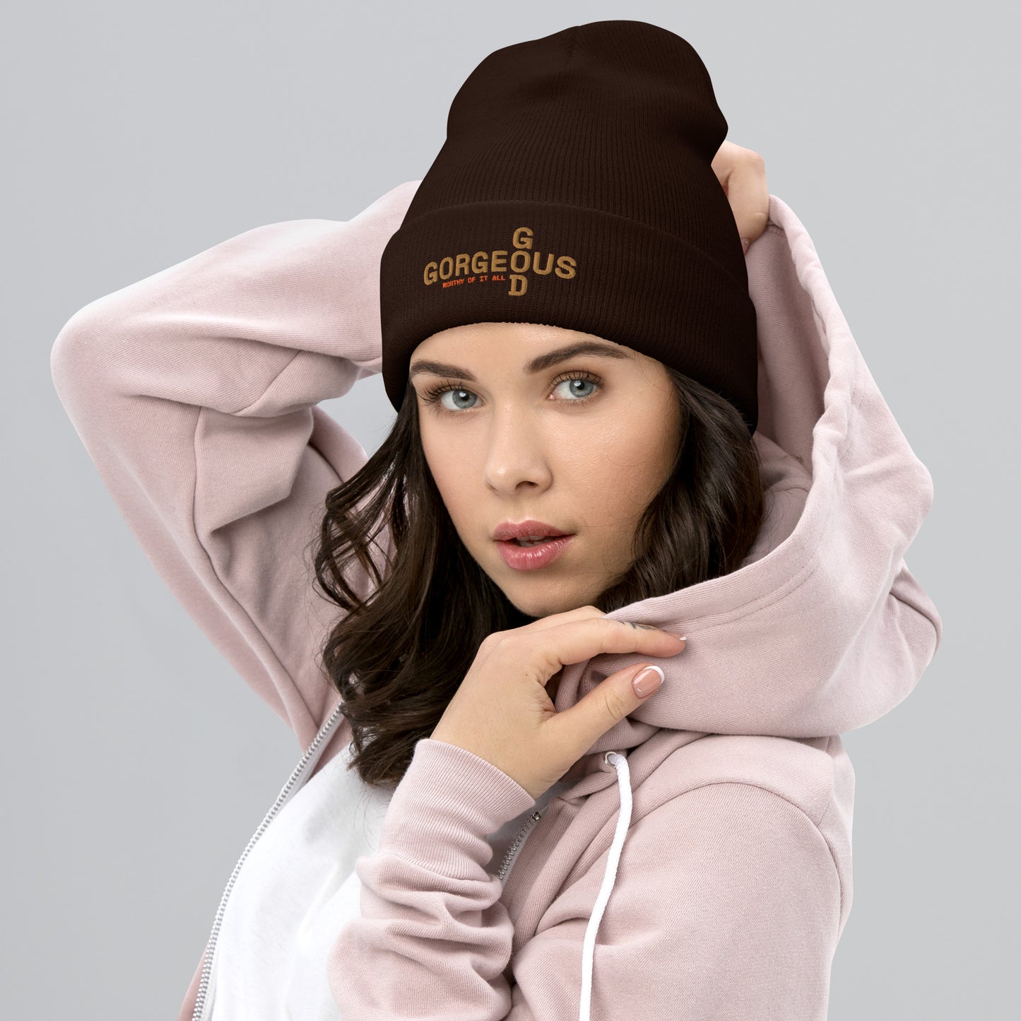 gorGEOus Worthy Of It All Beanie